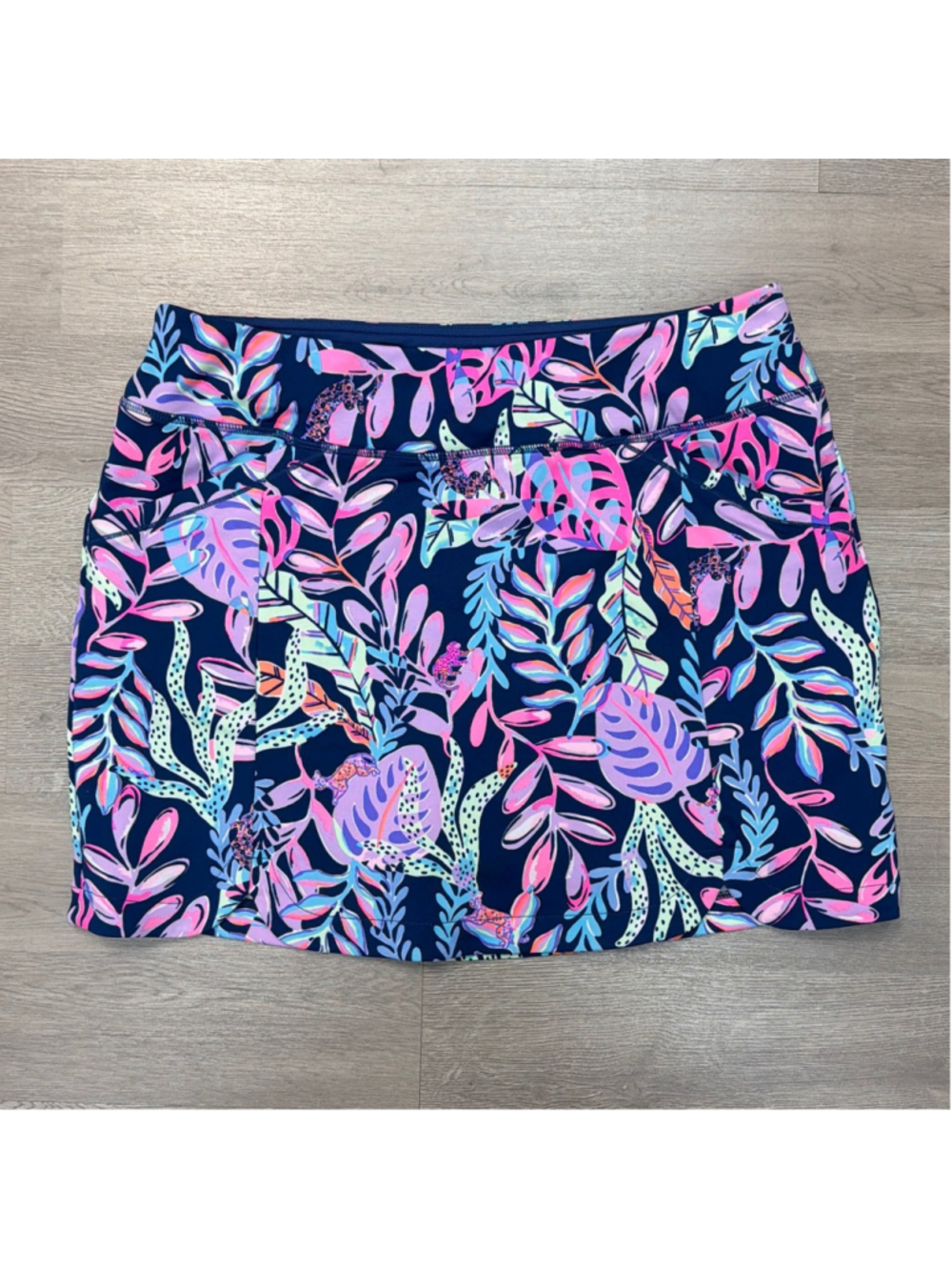 Lilly Pulitzer Luxetic Sabbia Skort Skirt Sz Large!